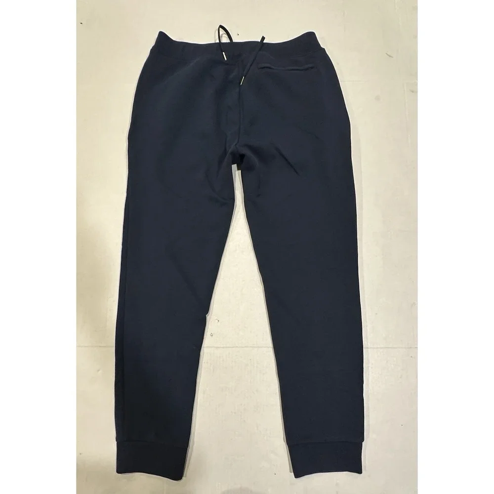 Polo Ralph Lauren Navy Sweatpants Joggers Navy Blue Gold Logo Mens Size Medium